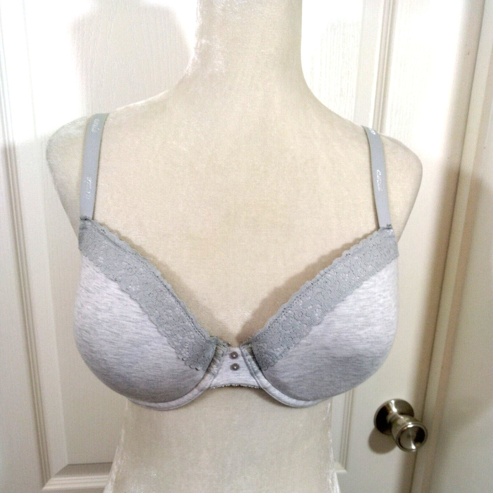 Aerie 34DD Gray Bra Full Coverage